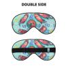 Animal Cute Brown Otters Print Unisex Sleeping Eye Mask,Soft Comfortable Light-Blocking Eye Mask view 2