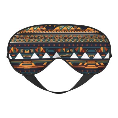 African Ethnic Pattern Print Unisex Sleeping Eye Mask,Soft Comfortable Light-Blocking Eye Mask