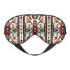 FRESQA Native American Pattern Print Unisex Sleep Mask Double-Sided Eye Mask,Ideal for Sound Sleep and Skin Care, Black view 1