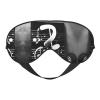 Black White Music Note Print Unisex Sleeping Eye Mask,Soft Comfortable Light-Blocking Eye Mask view 1