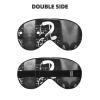 Black White Music Note Print Unisex Sleeping Eye Mask,Soft Comfortable Light-Blocking Eye Mask view 2