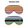 Rainbow Pattern Print Unisex Sleeping Eye Mask,Soft Comfortable Light-Blocking Eye Mask view 2