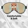 Cartoon Cute Otter Print Unisex Sleeping Eye Mask,Soft Comfortable Light-Blocking Eye Mask view 3