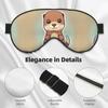 Cartoon Cute Otter Print Unisex Sleeping Eye Mask,Soft Comfortable Light-Blocking Eye Mask view 4