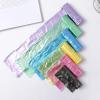 KZDIANXIN Household garbage bags, color bags, kitchen bathroom point-off plastic bags, 5 rolls, 100 garbage bags view 2