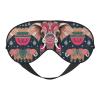 Bohemian Elephant Pattern Print Unisex Sleeping Eye Mask,Soft Comfortable Light-Blocking Eye Mask view 1