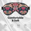 Bohemian Elephant Pattern Print Unisex Sleeping Eye Mask,Soft Comfortable Light-Blocking Eye Mask view 3