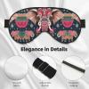 Bohemian Elephant Pattern Print Unisex Sleeping Eye Mask,Soft Comfortable Light-Blocking Eye Mask view 4