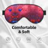Abstract Heart Print Unisex Sleep Mask Double-Sided Eye Mask,Ideal for Sound Sleep and Skin Care view 3