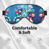 Abstract Science Chemistry Illustration 3D Print Unisex Sleeping Eye Mask,Soft Comfortable Light-Blocking Eye Mask view 3