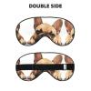 Animal Dog French Bulldog Print Ultra-Soft Light-Blocking Eye Mask,for Optimal Comfort and Restful Sleep view 2