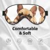 Animal Dog French Bulldog Print Ultra-Soft Light-Blocking Eye Mask,for Optimal Comfort and Restful Sleep view 3