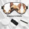 Animal Dog French Bulldog Print Ultra-Soft Light-Blocking Eye Mask,for Optimal Comfort and Restful Sleep view 4