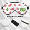 Watermelon Fresh Fruit Print Unisex Sleeping Eye Mask,Soft Comfortable Light-Blocking Eye Mask view 4