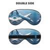 Airplanes Print Double-Sided Eye Mask,Soft and Light Blocking for Enhancing Sleep Quality view 2