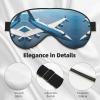 Airplanes Print Double-Sided Eye Mask,Soft and Light Blocking for Enhancing Sleep Quality view 4