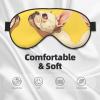 Animal Dog French Bulldog Print Unisex Sleep Mask Double-Sided Eye Mask,Ideal for Sound Sleep and Skin Care view 3