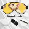 Animal Dog French Bulldog Print Unisex Sleep Mask Double-Sided Eye Mask,Ideal for Sound Sleep and Skin Care view 4
