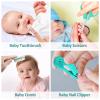 Baby Grooming Kit, Infant Safety Care Set with Hair Brush Comb Nail Clipper Nasal Aspirator,Baby Essentials Kit for Newborn Girls Boys (Green) view 4
