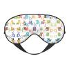 Colourful Animal Alphabet Print Unisex Sleeping Eye Mask,Soft Comfortable Light-Blocking Eye Mask view 1