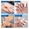 Finger Ice Compression Sleeves Hot Cold Gel Pack for Arthritis Tendinitis Swollen Sprains Relief 4PCS Thumb Finger (Black) view 4