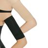 2Pairs Arm Sleeves Shaper Slimming Elastic Arm Wraps Sleeve for Women Girls Lose Weight Helps Lose Fat(Black+Skin Color) view 1
