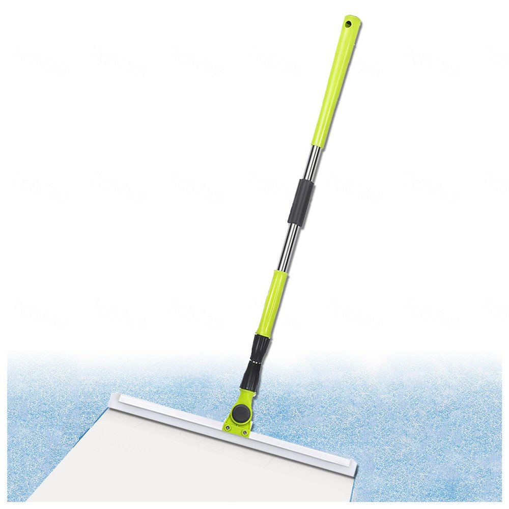 RRRYYYZZ Rubber Broom for Pet Hair Hardwood Floor, with 51 Long Handle Rubber Broom for Pet Hair Hardwood Floor, Broomie Broom for Smooth Floors,Rugs,Windows