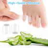 24 Pcs Silicone Toe Sleeves, Soft Gel Protector Toe Cushions Cuttable Pinky Toe Sleeves Protectors Corn Protectors Toe Tube Pads for Hammer Toe Stubbed Toe Corns Calluses Protect view 3