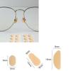 24 Pairs Eyeglass Nose Pads, Comfortable Sponge Nose Pads, Anti-Slip Soft Foam Glasses Nose Pads, Nose Pressure Relieve Pads, Orange Oval view 2