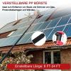 3.6-10.8m Water-bearing Telescopic Rod - Cleaning Photovoltaic, Solar, with 30 cm/55cm Brush Head Facades & Window Telescopic Handle & Wash Brush Set for Conservatory, PV Panels & More(Size:36FT/10.8m view 2