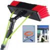 5-12 m Water-Carrying Telescopic Rod, Telescopic Pole Washing Brush, Window Cleaner with Telescopic Handle, Solar Photovoltaic Panel Cleaning Brush(Color:55CM Brush Head,Size:8M) view 1