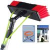 5-12 m Water-Carrying Telescopic Rod, Telescopic Pole Washing Brush, Window Cleaner with Telescopic Handle, Solar Photovoltaic Panel Cleaning Brush(Color:35CM Brush Head,Size:5M) view 1