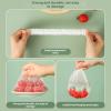 Smalibal Plastic Wrap 200 Pcs Bowl Covers Elastic Food Storage Translucent Stretchable Food Bowl Storage Covers for Kitchen Picnic Translucent view 4