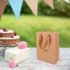SOLUSTRE 10pcs Paper Bags Handles Sturdy Kraft Party Favor Bags for Birthdays and Weddings for Small Business Supplies view 4