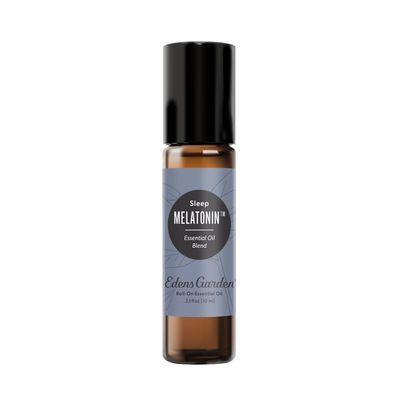 Edens Garden Melatonin Sleep Essential Oil Roll-On Blend- 100% Pure Premium Grade, Natural, Therapeutic, Aromatherapy, Skin Safe, The Best for Relaxation, Tension Pre-Diluted 10 ml (.33 fl oz)