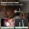 15 Pack Ear Wax Removal Tool Kit with Light - LED Ear Cleaning Kit, Ear Wax Removal for Kids and Adults, Ear Cleaning Tool, Ear Picker Spoon & Ear Tweezers & Spiral Spring Ear Spoon Green view 3