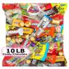 Chocolate and Candy Party Favor Mix - 10 lb Pinata Stuffers - Goodie Bag Stuffers for Kids Party Favors - Chocolate Candy Variety Pack Bulk - Bulk Individually Wrapped Candies view 1
