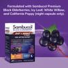 Sambucol Black Elderberry Day & Night Relief - Feel Better Faster, Non-Drowsy Daytime Relief for Men & Women, Restful Sleep for Adults, Melatonin-Free - 24 Capsules, 1 Pack view 4