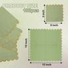 100 pack Sage Green Cocktail Napkins with Gold Foil Accents Scalloped Edges 5 x 5 inch Beverage Disposable Napkin Party Decoration Wedding Bridal and Baby Shower Dinner Lunch Supplies view 2