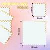 100 pack White Cocktail Napkins with Gold Foil Accents Scalloped Edges 5 x 5 inch Beverage Disposable Napkin Party Decoration Wedding Bridal and Baby Shower Dinner Lunch Supplies view 2