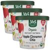 365 by Whole Foods Market, Organic Instant Oatmeal, Apple Cinnamon Chia, 2.1 Ounce (Pack of 3) view 1