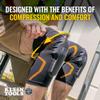 Klein Tools 60623 Knee Pad Compression Sleeve, Knee Support for Construction, Workers and Athletes, Black, M/L view 3