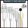 Kqcibz Tuning Forks Set-128 Hz, 256 Hz, 512 Hz,Tuning Forks Perfect for Healing,Chakra,Sound Therapy,Keep Body, Mind and Spirit, 500283449 view 3
