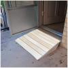 Katzowen Wheelchair Ramp Portable Entry Threshold Transitions Ramp Wood 5/6/7/8 Inch Rise, Kerb Ramps for Car Motorbike Power Wheelchair Scooter Vehicles, Step Slope(Size:100x50x20cm/39.4x19.7x8in) view 1