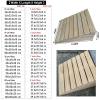 Katzowen Wheelchair Ramp Portable Entry Threshold Transitions Ramp Wood 5/6/7/8 Inch Rise, Kerb Ramps for Car Motorbike Power Wheelchair Scooter Vehicles, Step Slope(Size:100x50x20cm/39.4x19.7x8in) view 2