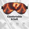 A Lovely Phoenix Unisex Elastic Adjustable Buckle Design Blackout Sleep Eye Mask for Home Travel Yoga Office Nap view 3