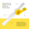 10 Pcs Ximter Comfort Flow Catheter Valves - Sterile, Easy to Use Lever Tap, Smooth Edges, and Tubing for Optimal Urine Drainage Comfort (10 Pack) view 4