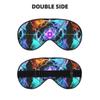 Eight Dimensional Space Unisex Elastic Adjustable Buckle Design Blackout Sleep Eye Mask for Home Travel Yoga Office Nap view 2