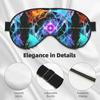 Eight Dimensional Space Unisex Elastic Adjustable Buckle Design Blackout Sleep Eye Mask for Home Travel Yoga Office Nap view 4