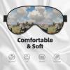 A Large Farm. Unisex Elastic Adjustable Buckle Design Blackout Sleep Eye Mask for Home Travel Yoga Office Nap view 3